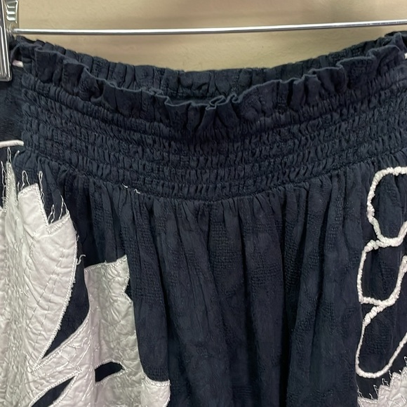 Anthropologie Maeve Embroidered & Beaded Long Skirt XS - Picture 4 of 5